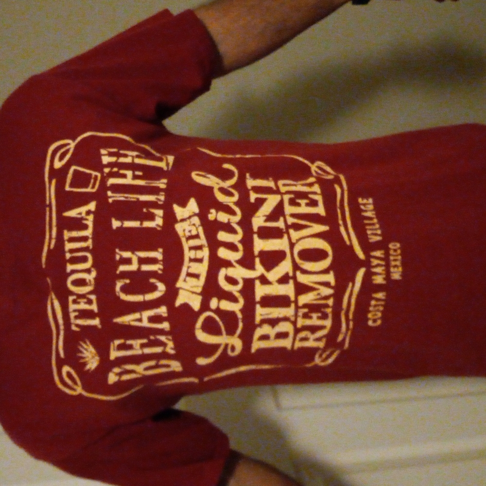 Souvenir t-shirt from Costa Maya Village Mexico.